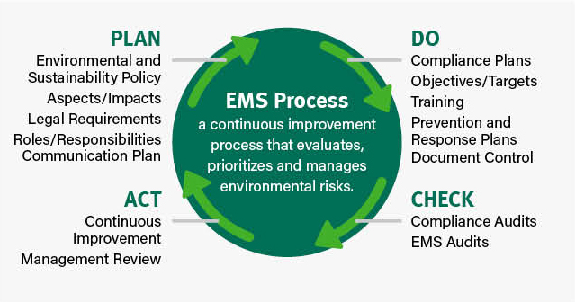 EMS process infographic