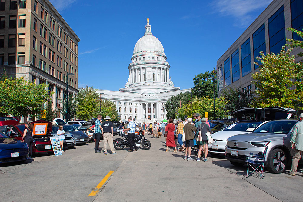 Madison EV Expo on the Capitol Square
